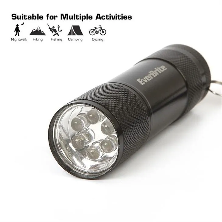 3AAA 6LED aluminum  flashlight FACTORY