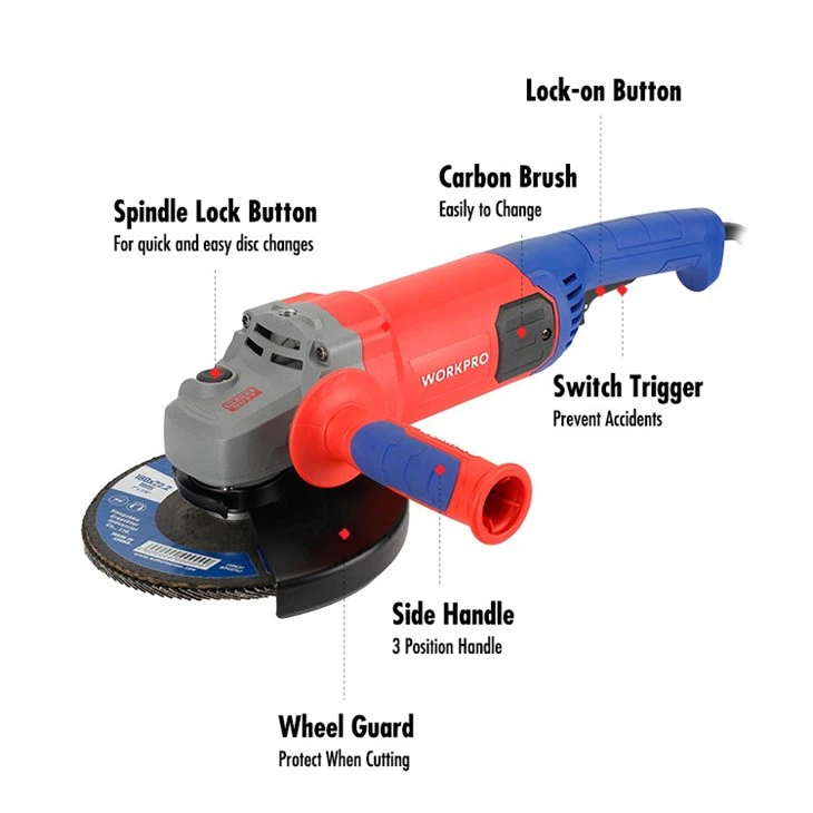 180MM 2200W PROFESSION ANGLE GRINDER