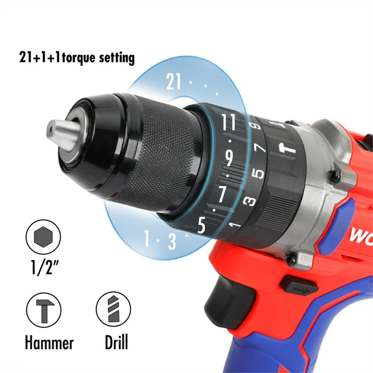 20V BRUSHLESS HAMMER DRIVER DRILL