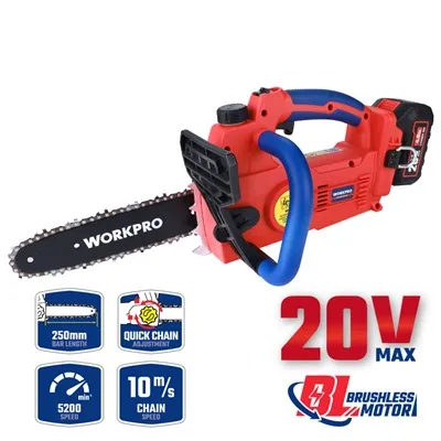20V 10 Zoll bürstenlose Kettensäge