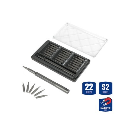 WORKPRO 21-TEILIGES PRÄZISIONS-SCHRAUBENDREHER-SET MIT ALUMINIUMGRIFF