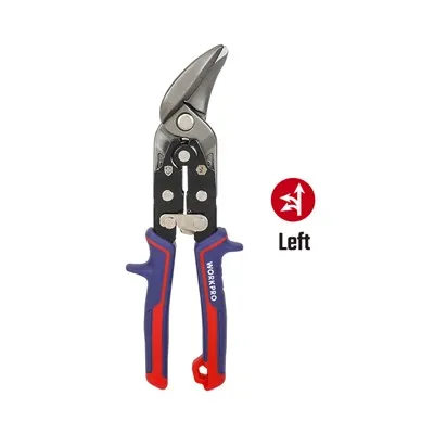 WORKPRO 250 mm/10 Zoll robuste, links geschnittene Luftfahrtschere