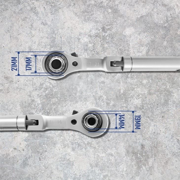 WORKPRO 4 IN 1 FLEXIBLE SHARP TAIL SOCKET RATCHET WRENCH suppliers